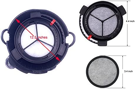 Xcivi Replacement Coffee Maker Water Filtration Set Filter Disk with Frame for Mr. Coffee Brewers Coffee Maker - Water Filtration Kit 6 months supply(1Disk Frame +6Filter Disks )